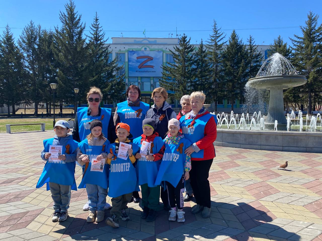 Юные патриоты Белогорска присоединились к всероссийской акции «Георгиевская лента»