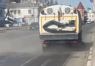 13 апреля дорожный пылесос приступит к работе в Белогорске 